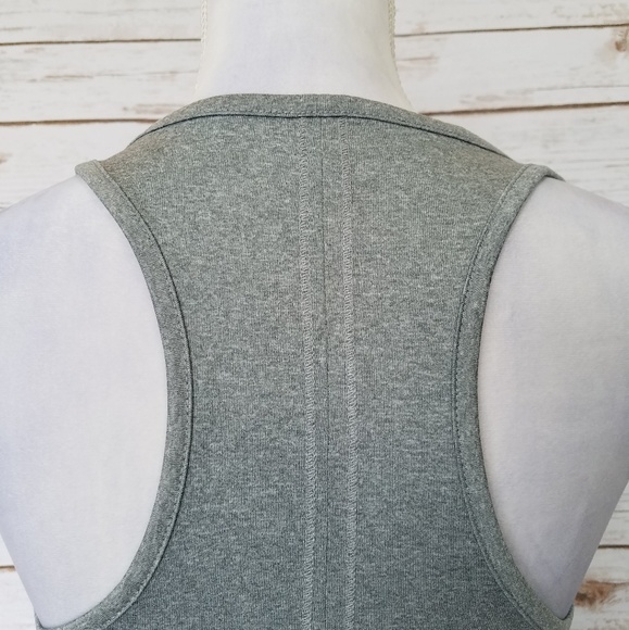 Layer8 Performance Qwick Dry Grey Racerback Tank - Picture 4 of 5